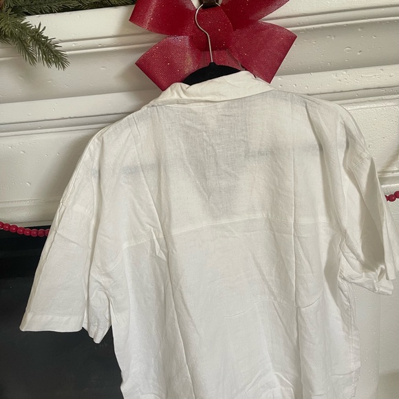 Banana Republic Linen Blend Collared Shirt Size Large - Picture 10 of 15